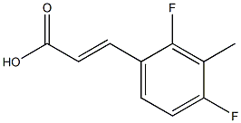 2,4-DIFLUORO-3-METHYLCINNAMIC ACID