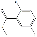 2-CHLORO-5-FLUOROBENZOIC ACID METHYL ESTER Structure