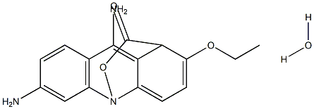 6,9-DIAMINO-2-ETHOXYACRIDINE LACTONE Monohydrate Structure