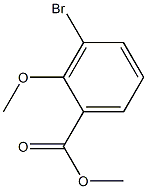 3-BROMO-2-METHOXYBENZOIC ACID METHYL ESTER,,结构式