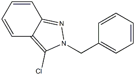 2-Benzyl-3-chloro-2H-indazole 结构式