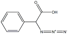 D-(-)-ALPHA-Azidophenylacetic acid 结构式