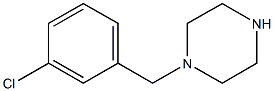 1-[(3-CHLOROPHENYL)METHYL]PIPERAZINE Structure