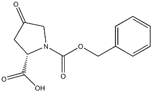 1-CBZ-4-OXO-L-PROLINE Structure