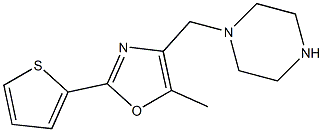 1-[(5-METHYL-2-THIEN-2-YL-1,3-OXAZOL-4-YL)METHYL]PIPERAZINE