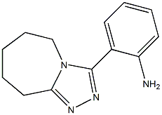 2-(6,7,8,9-TETRAHYDRO-5H-[1,2,4]TRIAZOLO[4,3-A]AZEPIN-3-YL)ANILINE Structure