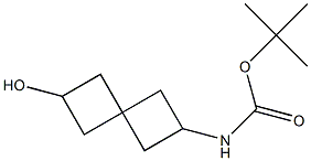 TERT-BUTYL 6-HYDROXYSPIRO[3.3]HEPT-2-YLCARBAMATE,,结构式