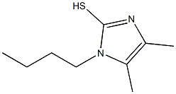 1-BUTYL-4,5-DIMETHYL-1H-IMIDAZOLE-2-THIOL, 156027-20-2, 结构式