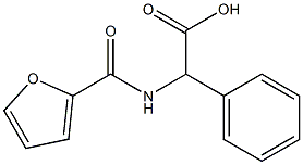 (2-FUROYLAMINO)(PHENYL)ACETIC ACID,,结构式