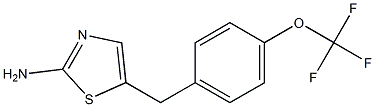 5-[4-(TRIFLUOROMETHOXY)BENZYL]-1,3-THIAZOL-2-AMINE