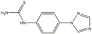 4-(1,2,4-TRIAZOL-1-YL)PHENYLTHIOUREA 98% Structure