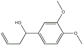 4-(3,4-DIMETHOXYPHENYL)-1-BUTEN-4-OL 96% Structure