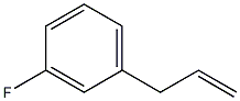 3-(3-FLUOROPHENYL)-1-PROPENE 97% 结构式
