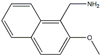 (2-METHOXY-1-NAPHTHYL)METHYLAMINE Structure