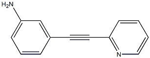 3-(PYRIDIN-2-YLETHYNYL)ANILINE 结构式