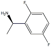 (1R)-1-(2,5-DIFLUOROPHENYL)ETHANAMINE 结构式