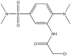 2-CHLORO-N-{2-(DIMETHYLAMINO)-5-[(DIMETHYLAMINO)SULFONYL]PHENYL}ACETAMIDE Structure