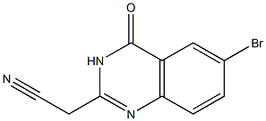 (6-BROMO-4-OXO-3,4-DIHYDROQUINAZOLIN-2-YL)ACETONITRILE