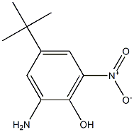 2-AMINO-4-TERT-BUTYL-6-NITROPHENOL 98% Structure