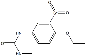 2-ETHOXY-5-(3-METHYL-UREIDO)-BENZENESULFONYL 90% Struktur