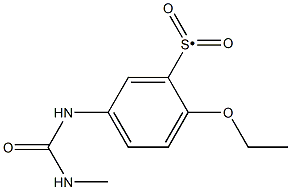 2-ETHOXY-5-(3-METHYL-UREIDO)-BENZENESULFONYL 90% Structure