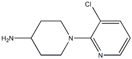 4-AMINO-1-(3-CHLORO-2-PYRIDYL)PIPERIDINE 结构式