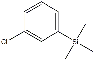 1-(TRIMETHYLSILYL)-3-CHLOROBENZENE 96% Structure