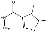 4,5-DIMETHYLTHIOPHENE-3-CARBOHYDRAZIDE 化学構造式