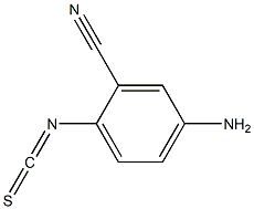 4-AMINO-2-CYANOPHENYLISOTHIOCYANATE 97% 化学構造式