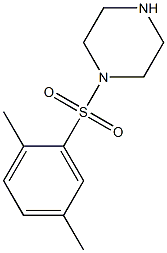 1-[(2,5-DIMETHYLPHENYL)SULFONYL]PIPERAZINE 结构式