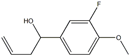 4-(3-FLUORO-4-METHOXYPHENYL)-1-BUTEN-4-OL 96%|