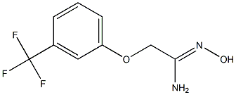 2-[3-(TRIFLUOROMETHYL)PHENOXY]ACETAMIDOXIME,,结构式