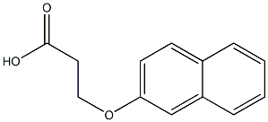 3-(2-NAPHTHYLOXY)PROPANOIC ACID Struktur