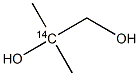 2-METHYL-1,2-PROPANEDIOL [2-14C] 结构式