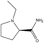 (R)-(+)-1-ETHYL-2-PYRROLIDINECARBOXAMIDE 99+%,,结构式