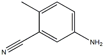 5-AMINO-2-METHYLBENZONITRILE, 97% MIN. Structure