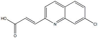3-(7-CHLOROQUINOLIN-2-YL)ACRYLIC ACID Structure
