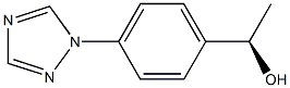 (1R)-1-[4-(1H-1,2,4-TRIAZOL-1-YL)PHENYL]ETHANOL Struktur