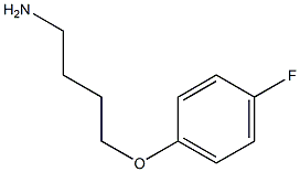 4-(4-FLUOROPHENOXY)BUTAN-1-AMINE 结构式