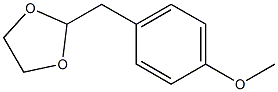 4-(1,3-DIOXOLAN-2-YLMETHYL)ANISOLE 96% 结构式