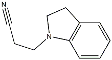 3-(2,3-DIHYDRO-1H-INDOL-1-YL)PROPANENITRILE,,结构式