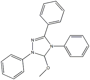 5-METHOXY-1,3,4-TRIPHENYL-4,5-DIHYDRO-1H-1,2,4-TRIAZOLIN 98% Struktur