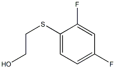 2,4-DIFLUOROPHENYLTHIOETHANOL 98% 结构式