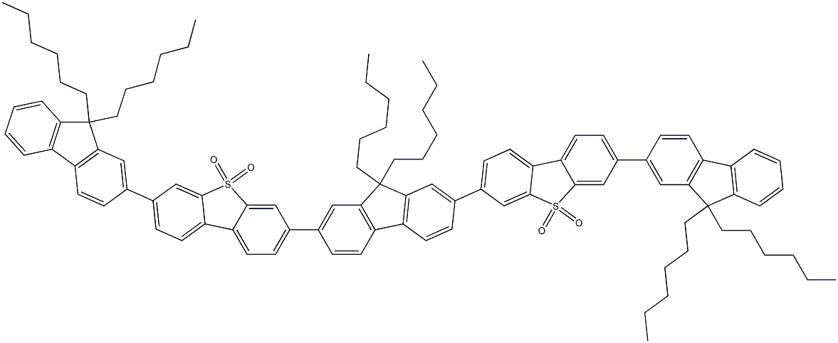 2,7-Bis[7-(9,9-di-n-hexylfluoren-2-yl)dibenzothiophene-S,S-dioxide-3-yl]-9,9-di-n-hexylfluorene|