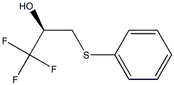 (R )-1,1,1-Trifluoro-3-phenylsulfanyl-propan-2-ol,,结构式