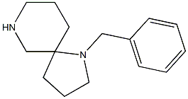 1-Benzyl-1,7-diaza-spiro[4.5]decane 化学構造式