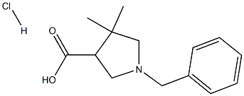  1-Benzyl-4,4-dimethyl-pyrrolidine-3-carboxylic acid HCl