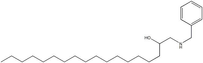 1-Benzylamino-octadecan-2-ol Struktur