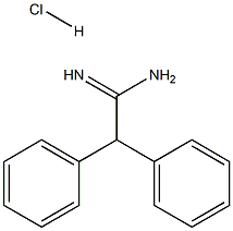 2,2-Diphenyl-acetamidine HCl,,结构式