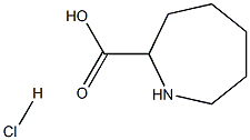 Azepane-2-carboxylic acid HCl 化学構造式